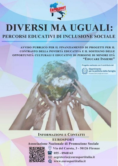 DIVERSI MA UGUALI : Percorsi educativi di inclusione sociale